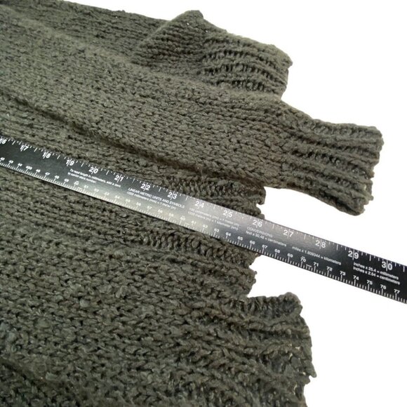 BILLABONG Long Sleeve Open Knit Pullover Sweater Dark Gray S 62-9 - Picture 10 of 14